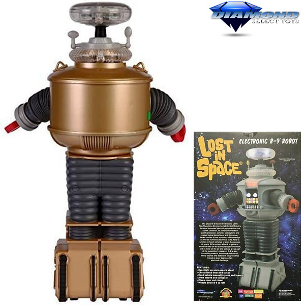 Diamond Select Toys Lost In Space B9 Golden Boy Robot Figure